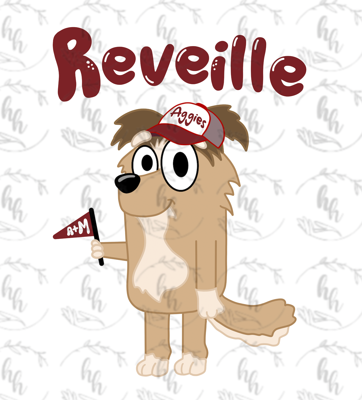 Blue TX A+M PNG - Digital Download
