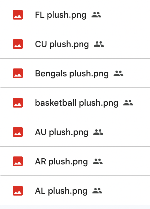 Plushie Mascots Clipart (18 files)