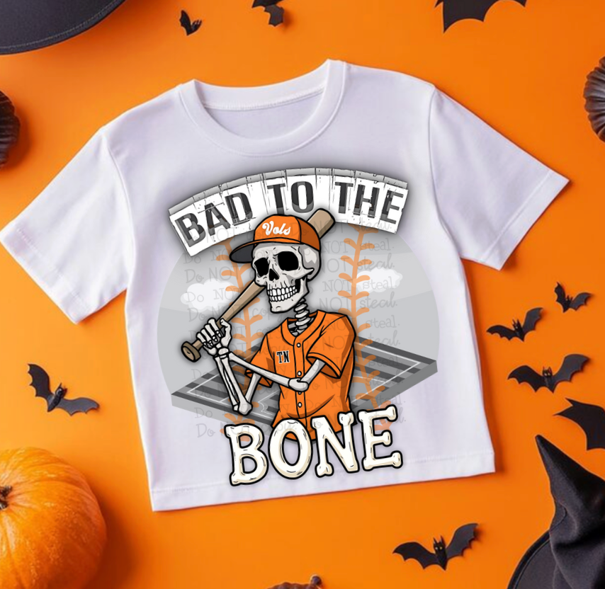 TN Bad to the Bone - Halloween PNG - Digital Download