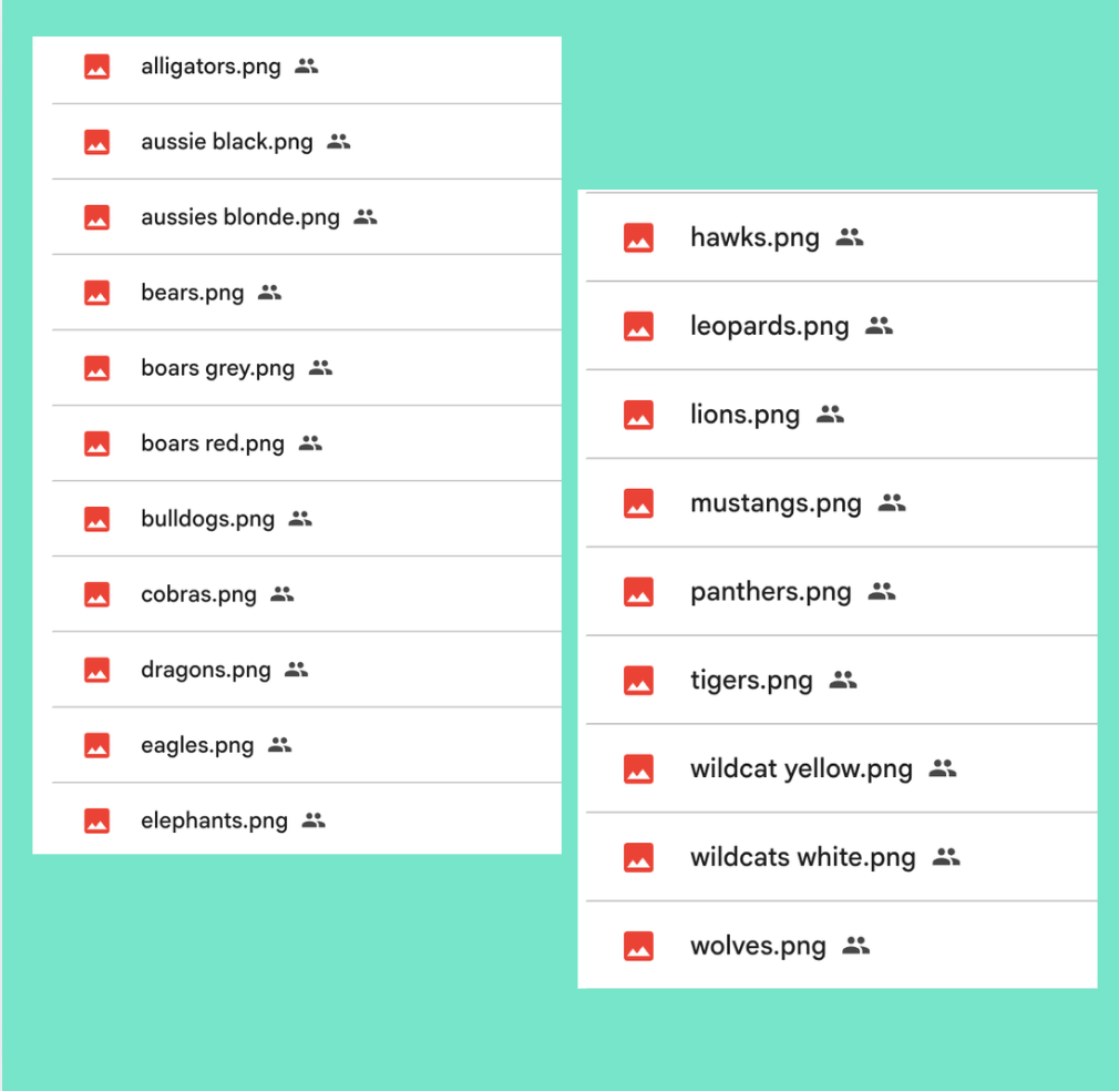 Letterman Mascot Clipart (20 files)