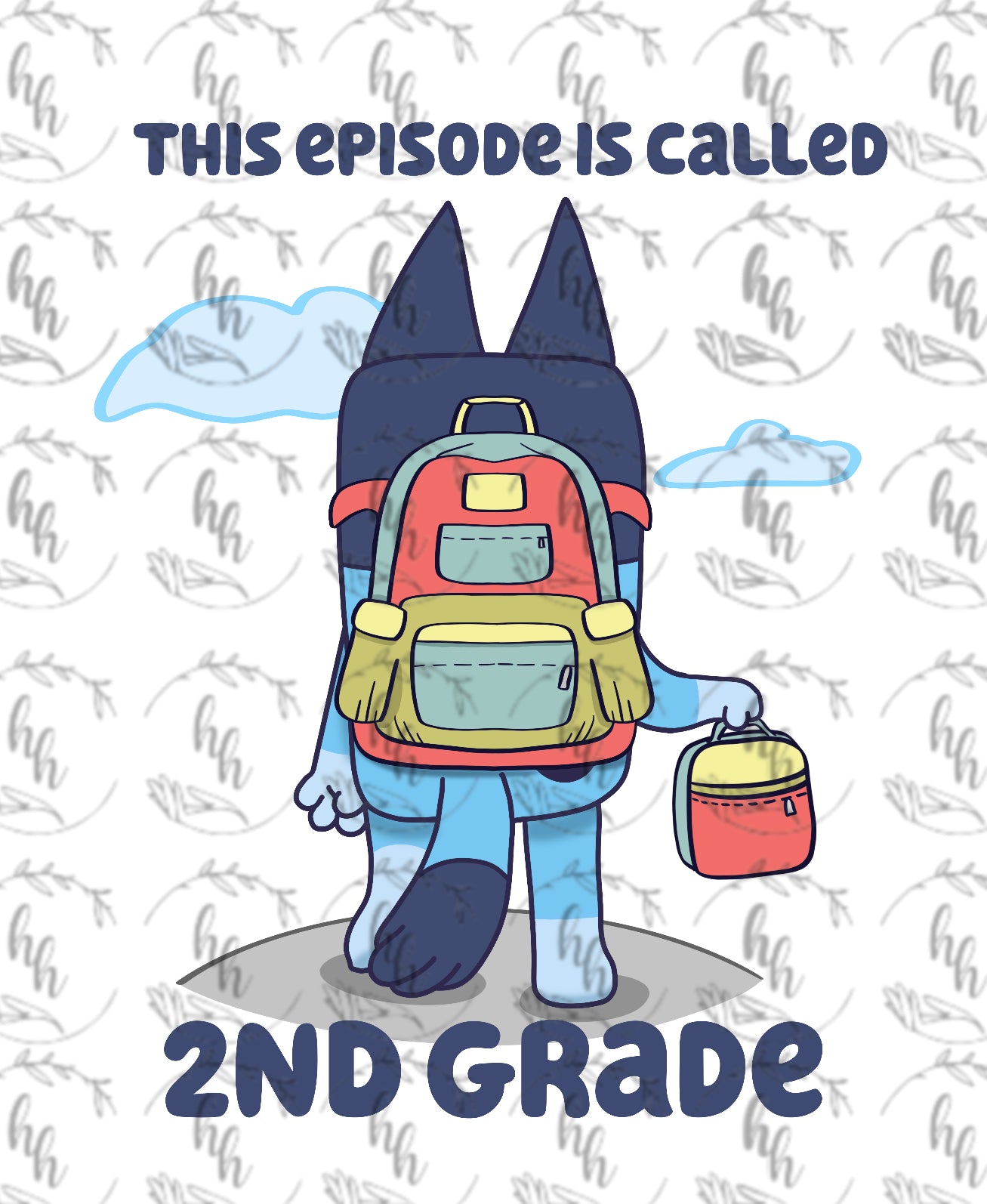 Blue B2S 2ND PNG - Digital Download