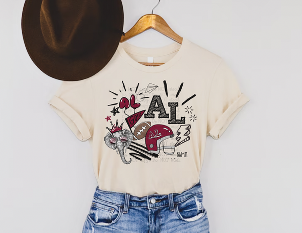 '24 AL COLLAGE Doodle PNG - Digital Download