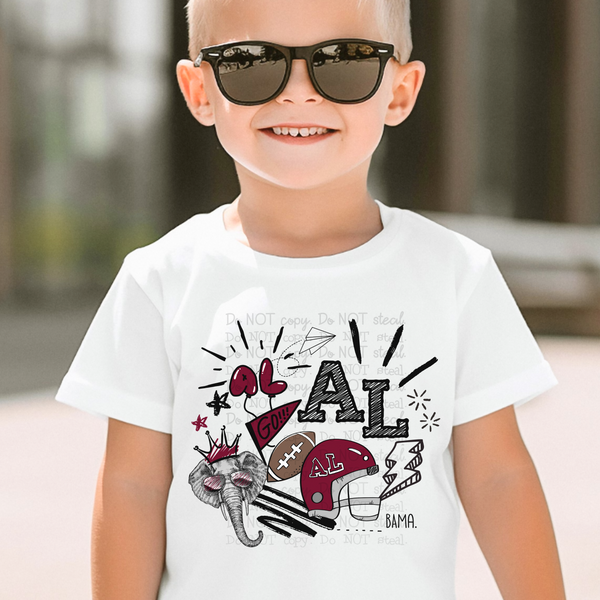 '24 AL COLLAGE Doodle PNG - Digital Download