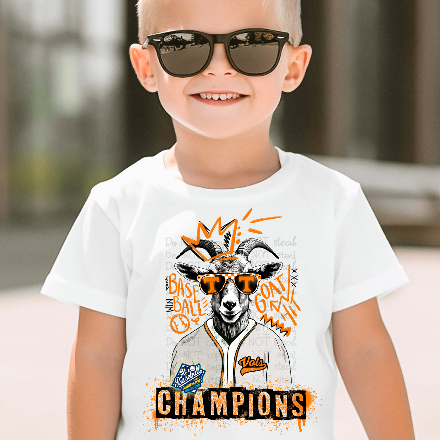 Goat CHAMPS - Baseball PNG - Digital Download