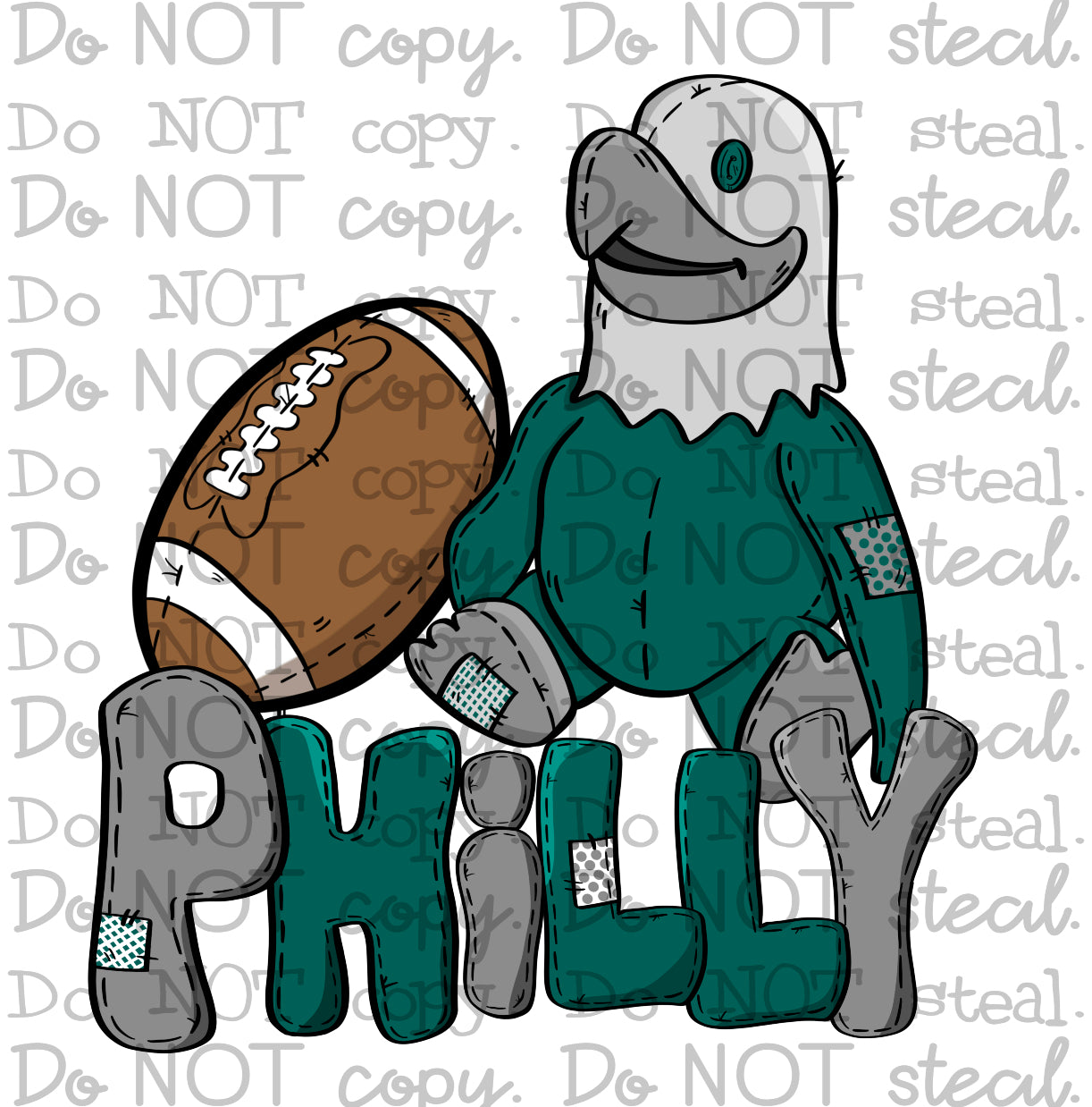 Phil Eagles Plushie PNG - Digital Download