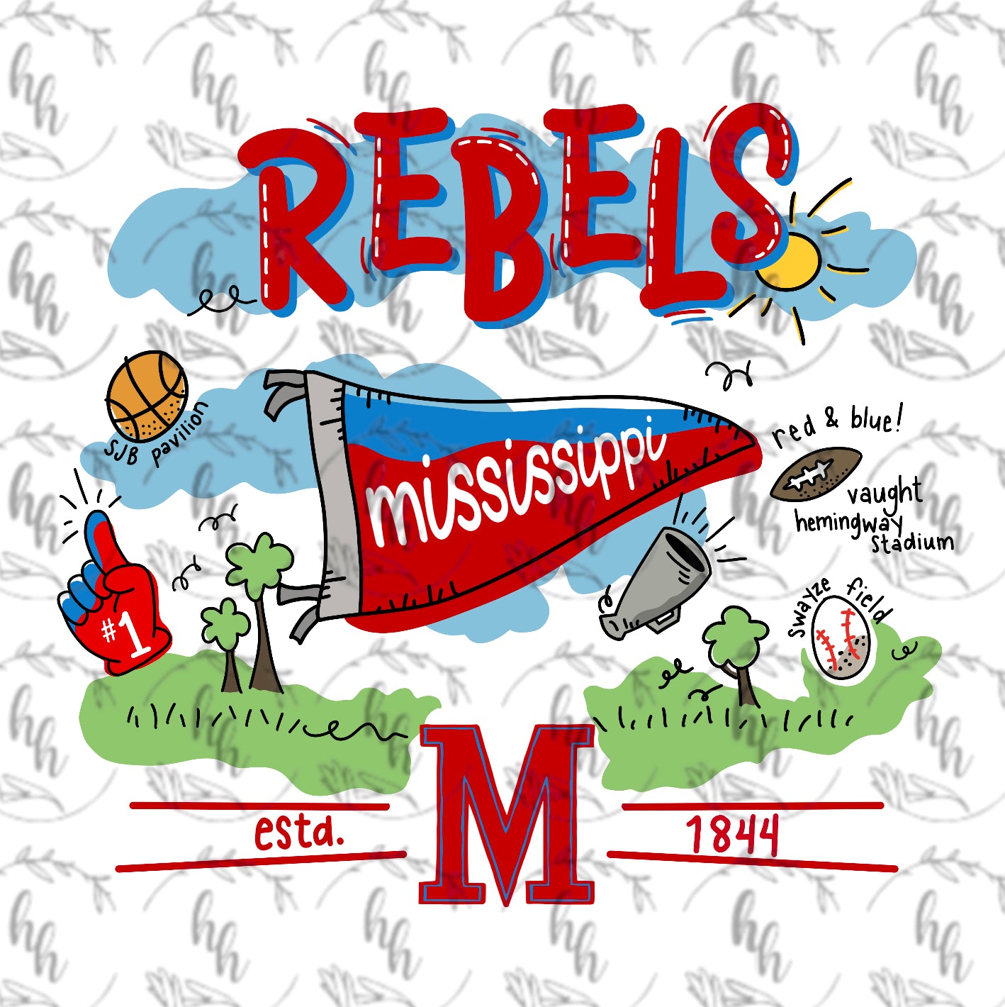 Rebels Doodle PNG - Digital Download