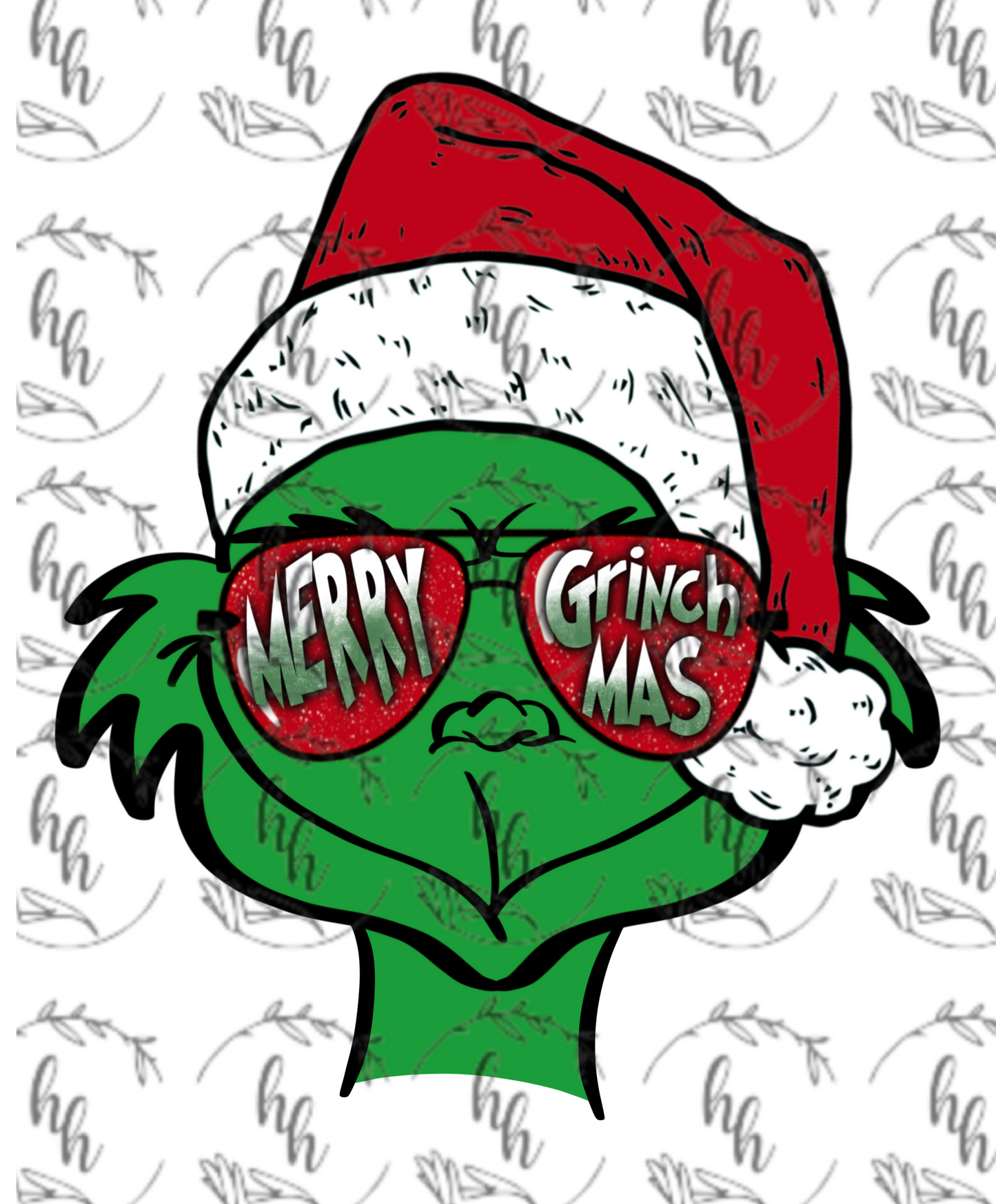 Grinchmas (color) PNG - santa hat