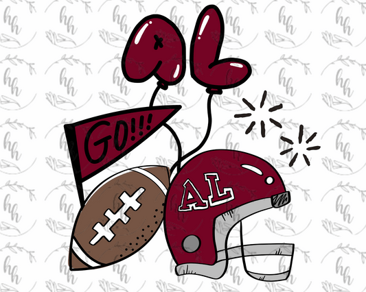 AL Balloon PNG - Digital Download