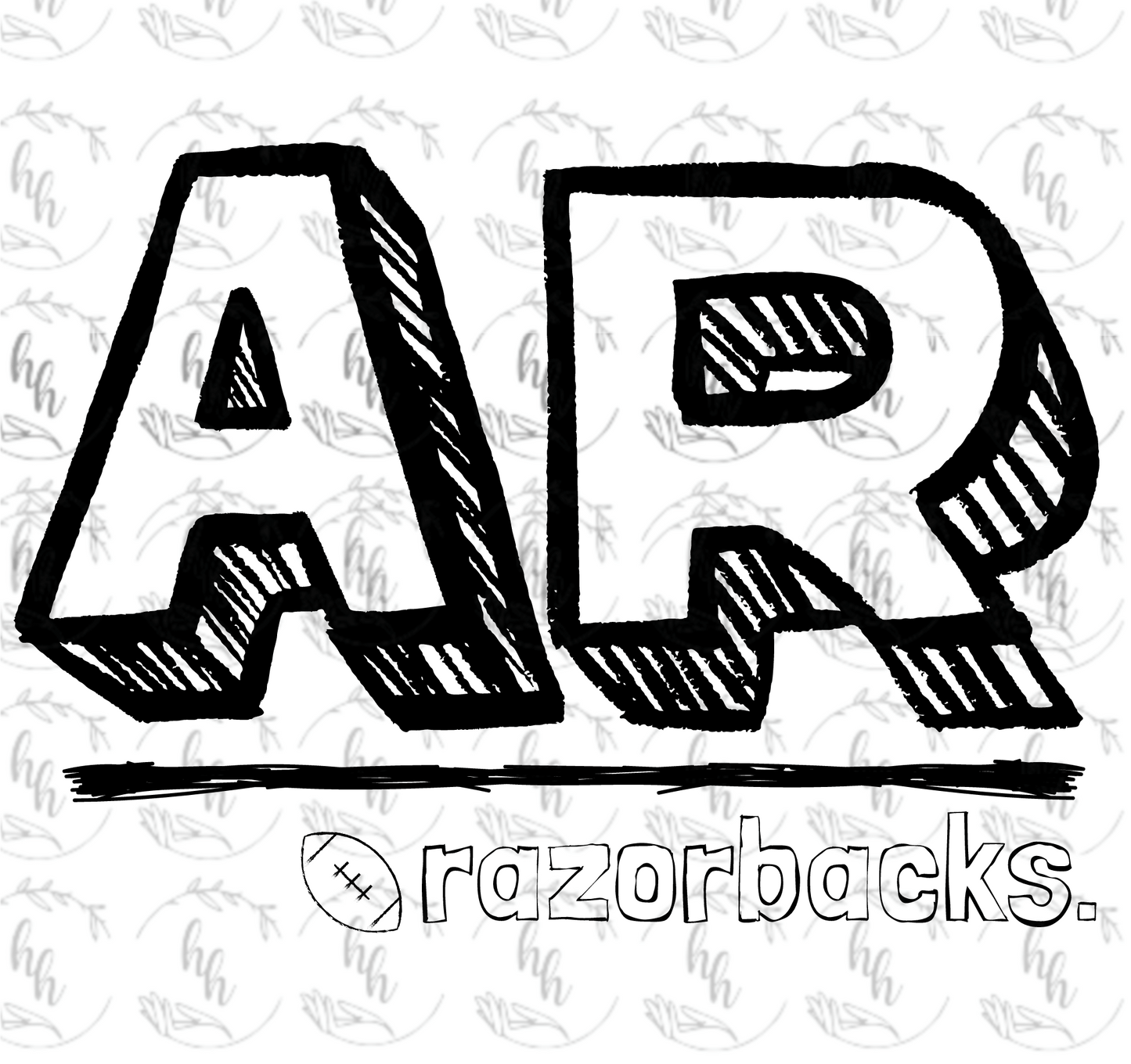 AR Scribble PNG - Digital Download