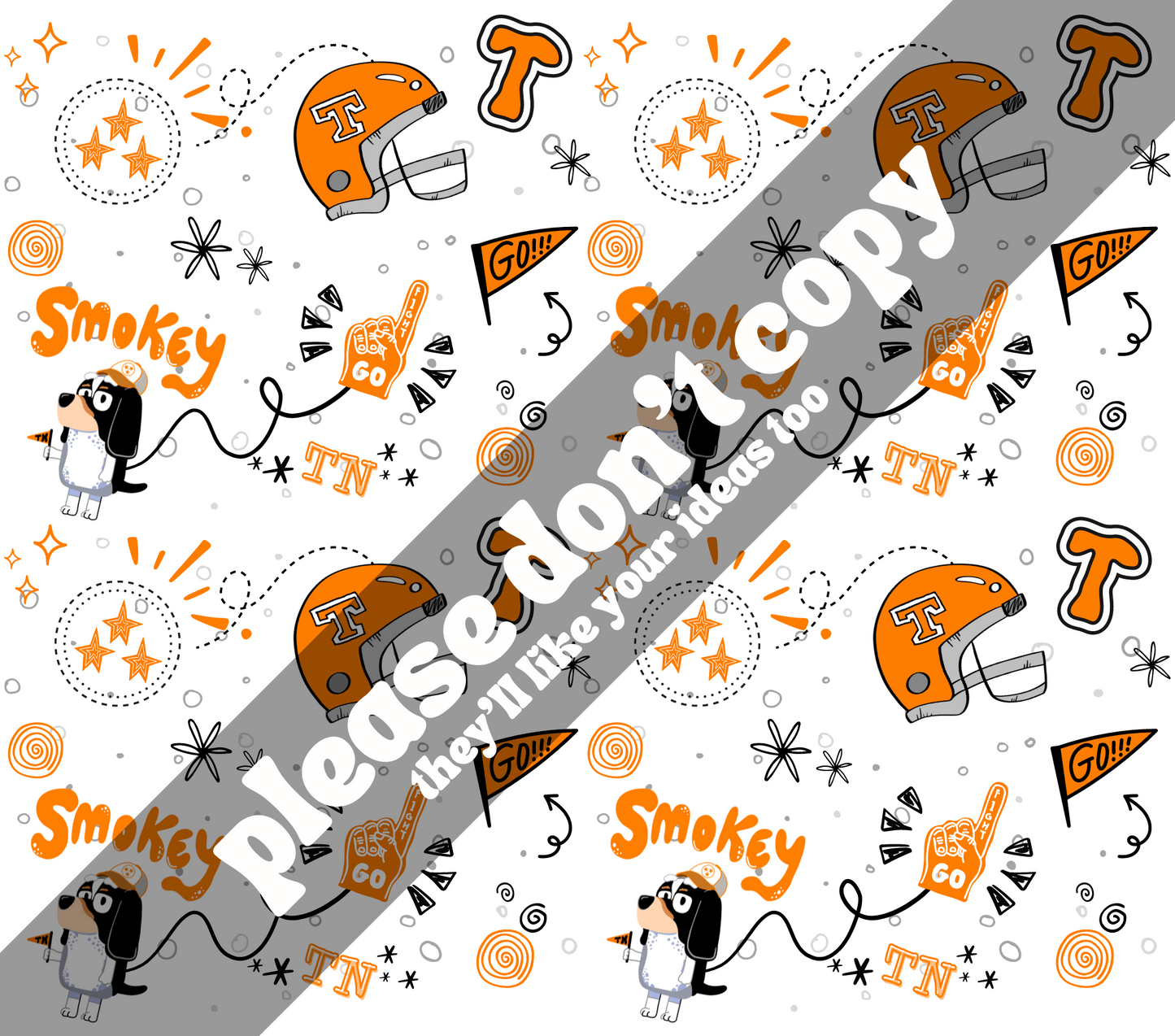 TN Helmet Pattern PNG - Digital Download