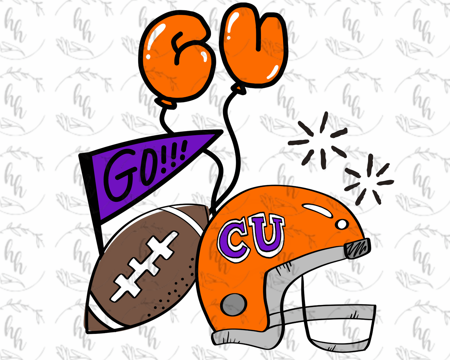 CU Balloon PNG - Digital Download
