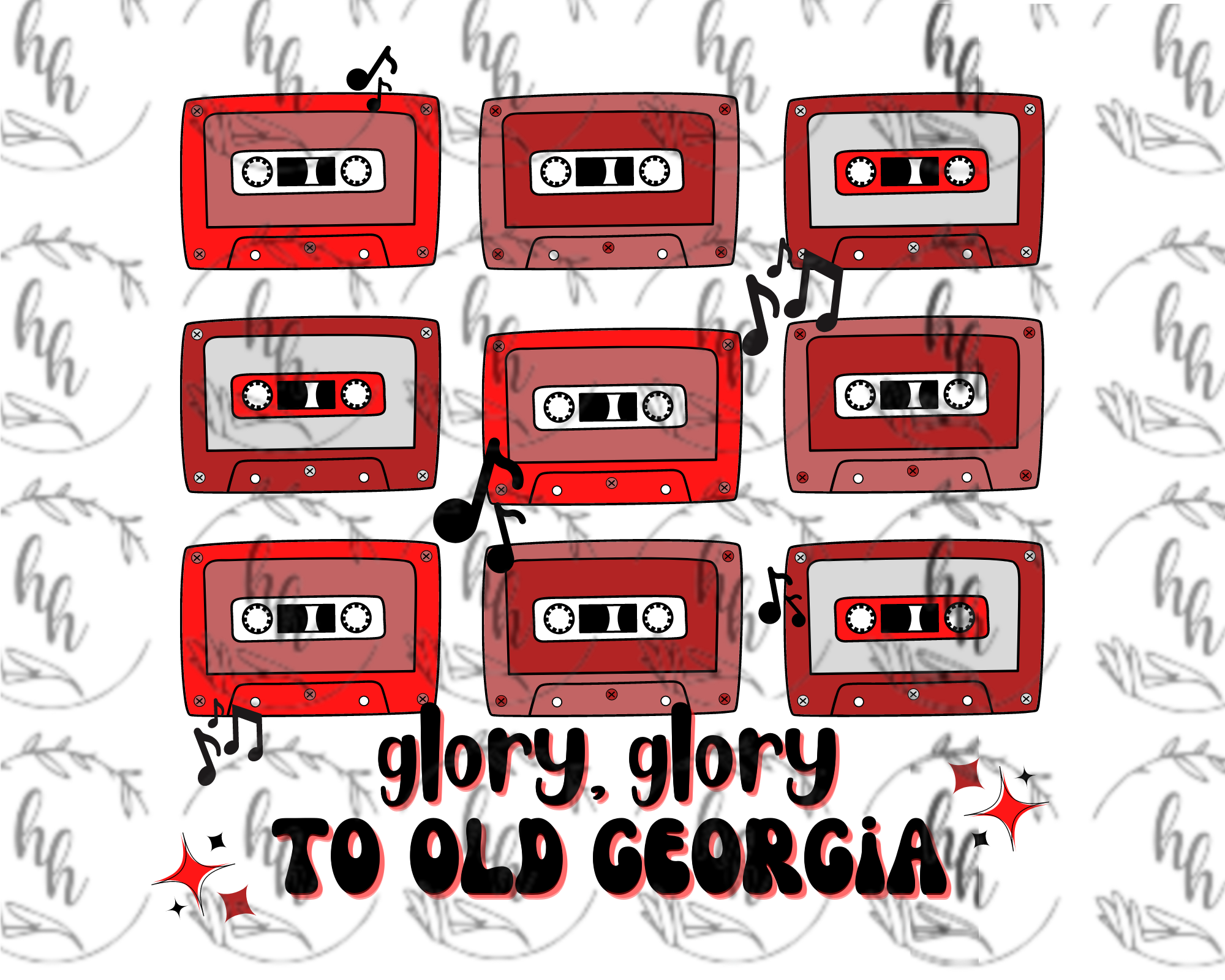 Glory Cassettes PNG - Digital Download