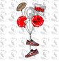 GA dunk balloons PNG - Digital Download