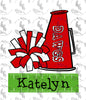 GA kid field pom PNG - Digital Download (field comes blank)