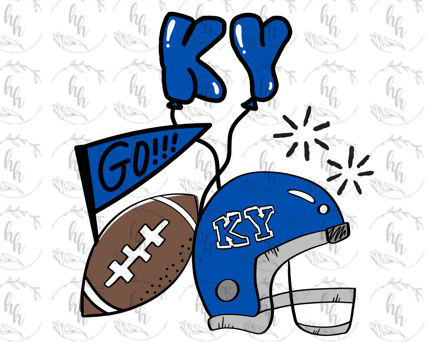 KY Balloon PNG - Digital Download