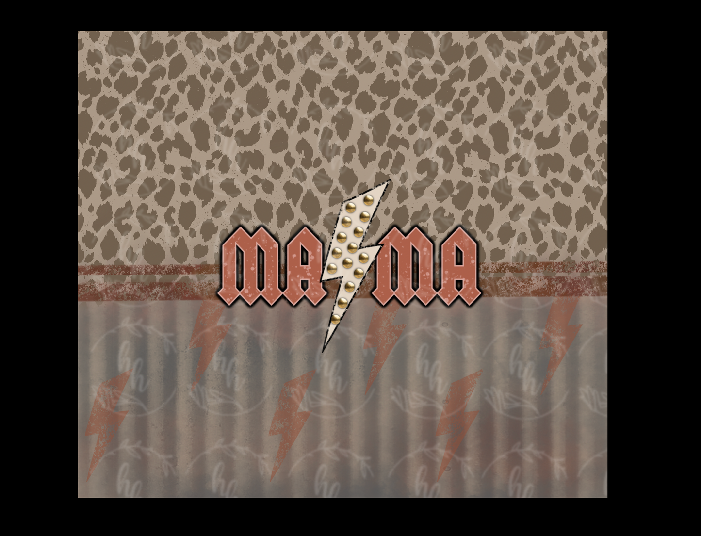 Punchy Mama Tumbler Wrap PNG - Digital Download