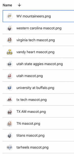 Heart Eye Mascot Drive - ALL 70 FILES