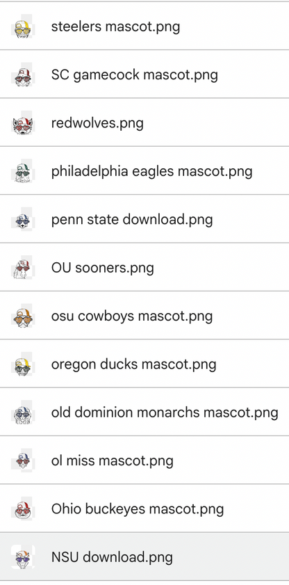 Heart Eye Mascot Drive - ALL 70 FILES
