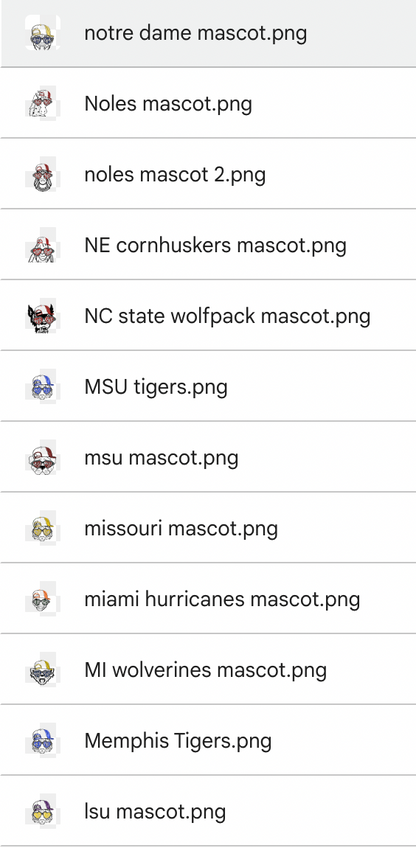 Heart Eye Mascot Drive - ALL 70 FILES