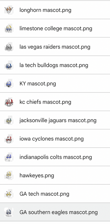 Heart Eye Mascot Drive - ALL 70 FILES