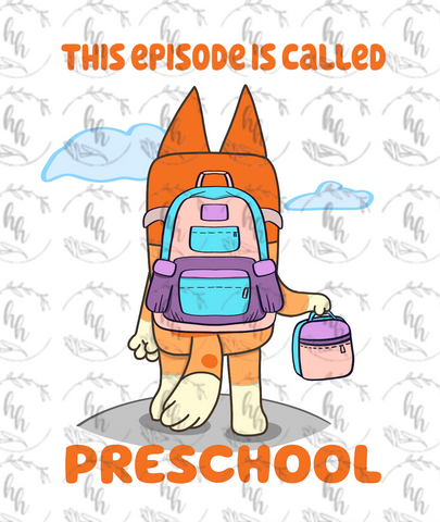 Bingo B2S Preschool PNG - Digital Download - GL