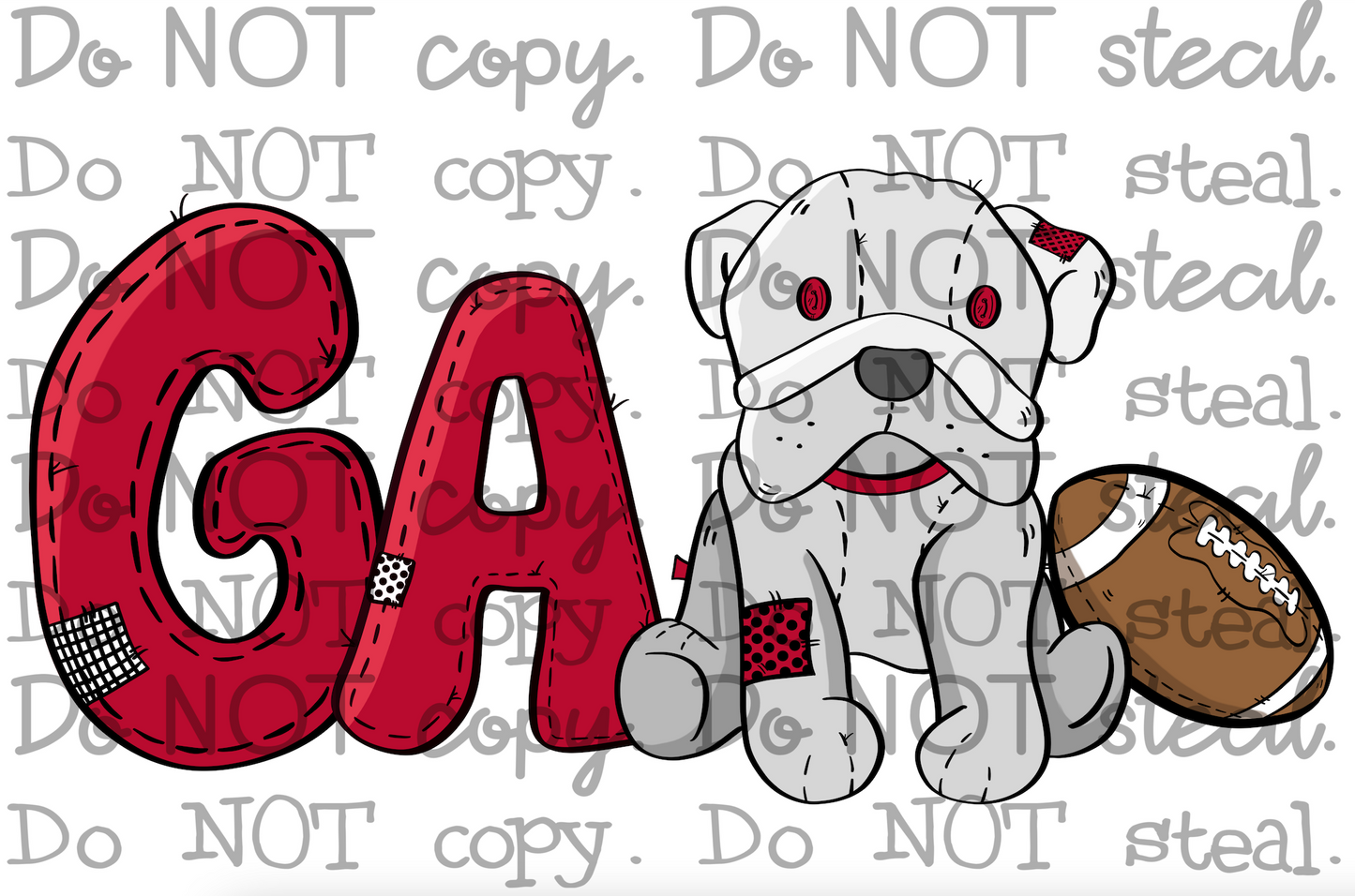 GA Plushie PNG - Digital Download