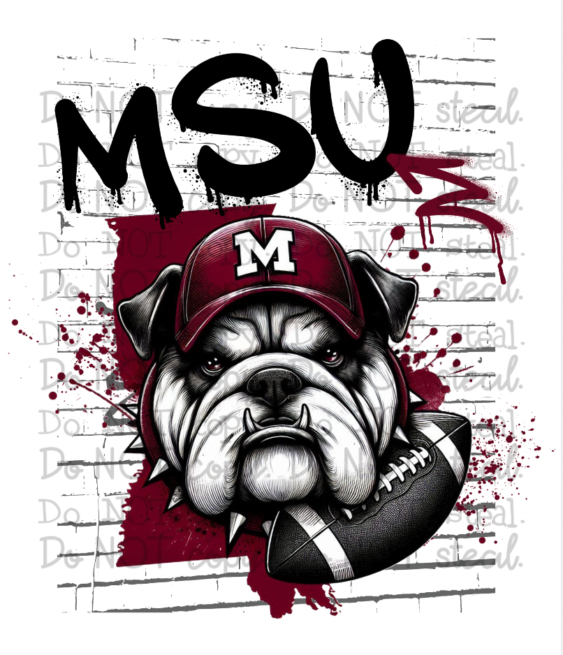 Graffiti MSU PNG - Digital Download