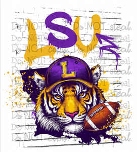 Graffiti LSU PNG - Digital Download