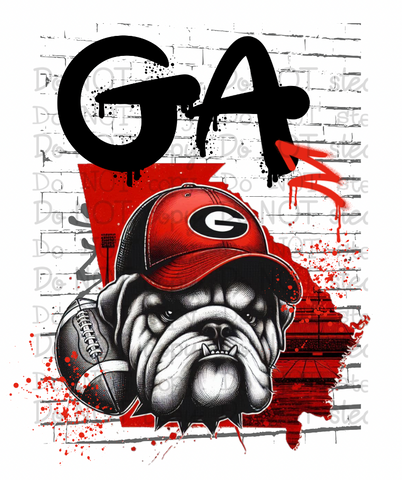 Graffiti GA PNG - Digital Download