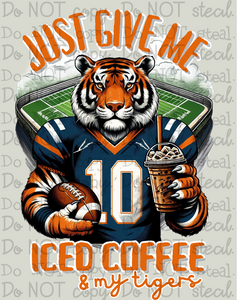 Iced Coffee and AU PNG - Digital Download