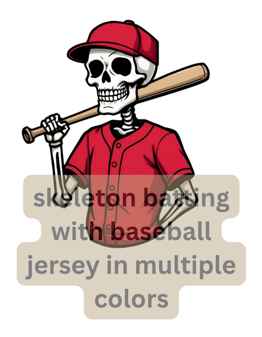 Batting Skeleton Clipart (14 PNG files)