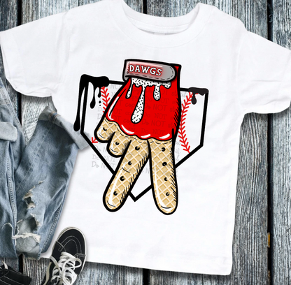 Dawgs Drip Batting PNG - Digital Download