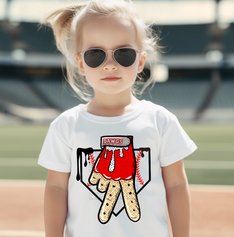 Dawgs Drip Batting PNG - Digital Download
