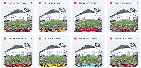 TAKE ME TO - SEC TEAM BUNDLE - 16 PNG FILES
