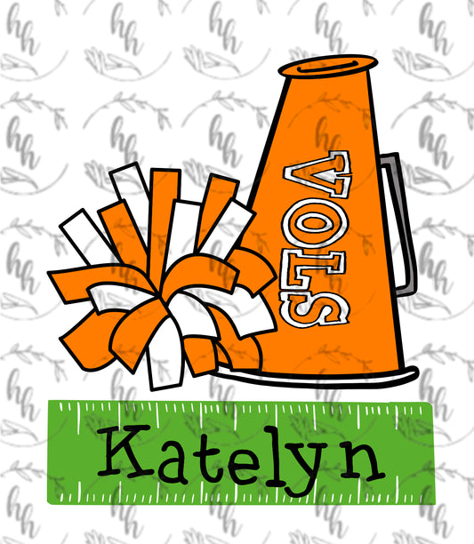 TN kid field pom PNG - Digital Download (field comes blank)