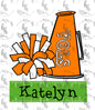 TN kid field pom PNG - Digital Download (field comes blank)