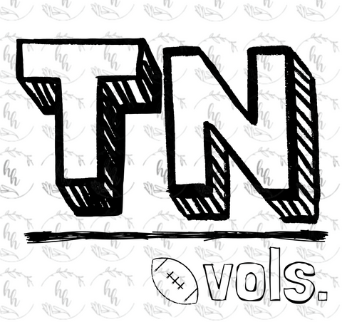 TN Scribble PNG - Digital Download