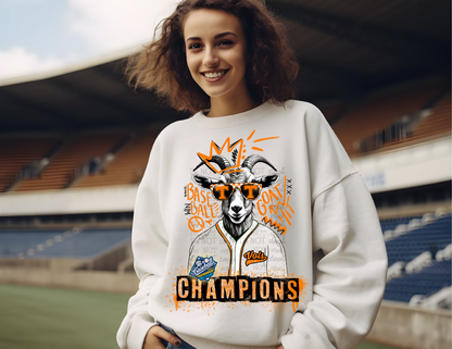 Goat CHAMPS - Baseball PNG - Digital Download