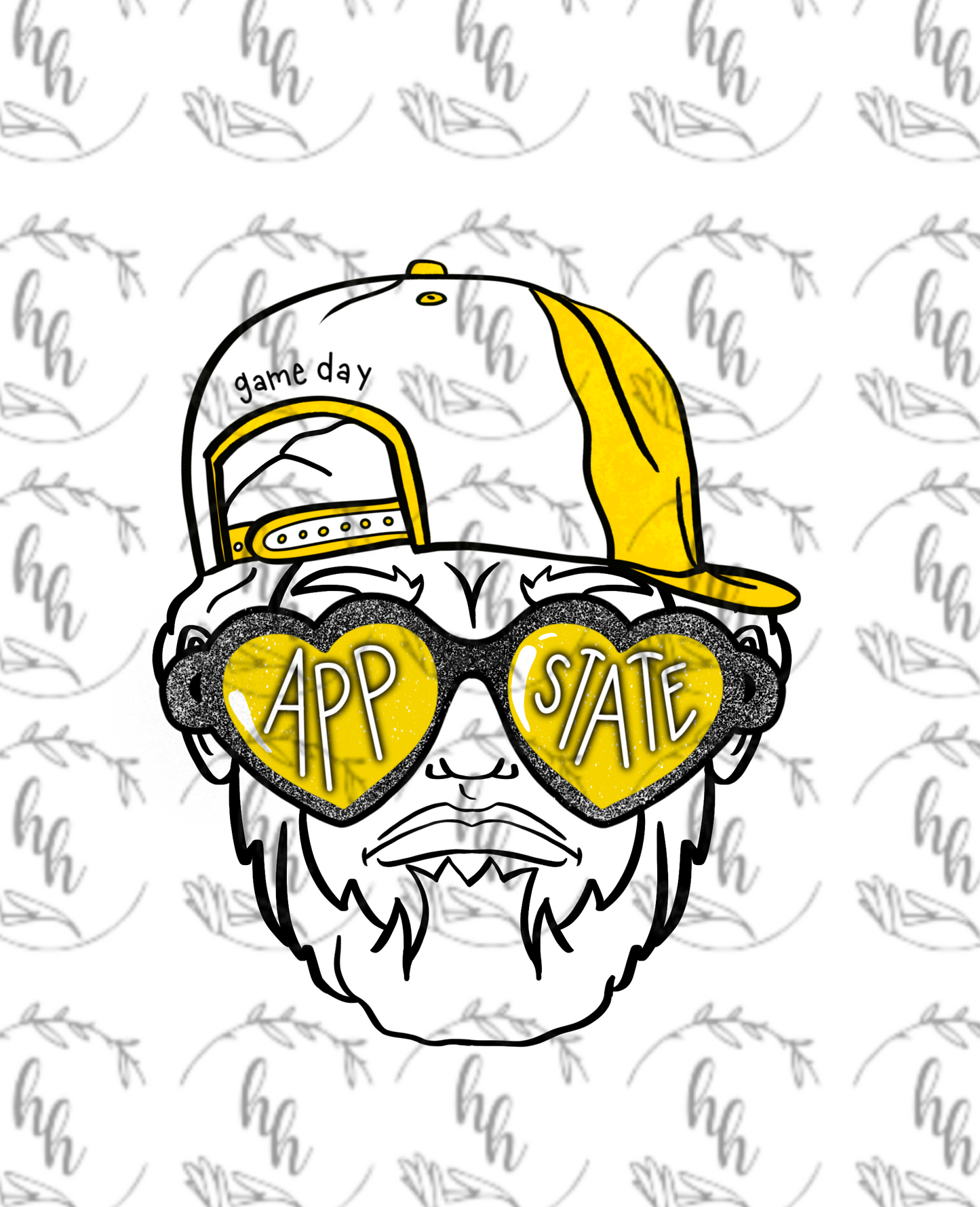 APP ST Heart Glasses PNG - Digital Download