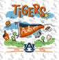 AU Tiger Doodle PNG - Digital Download