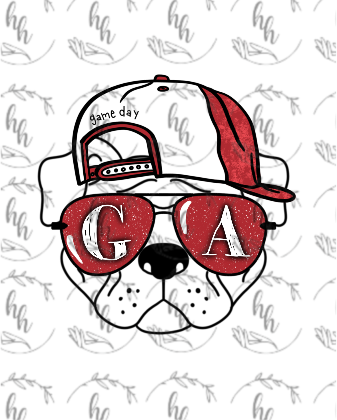 GA Aviator Glasses PNG - Digital Download