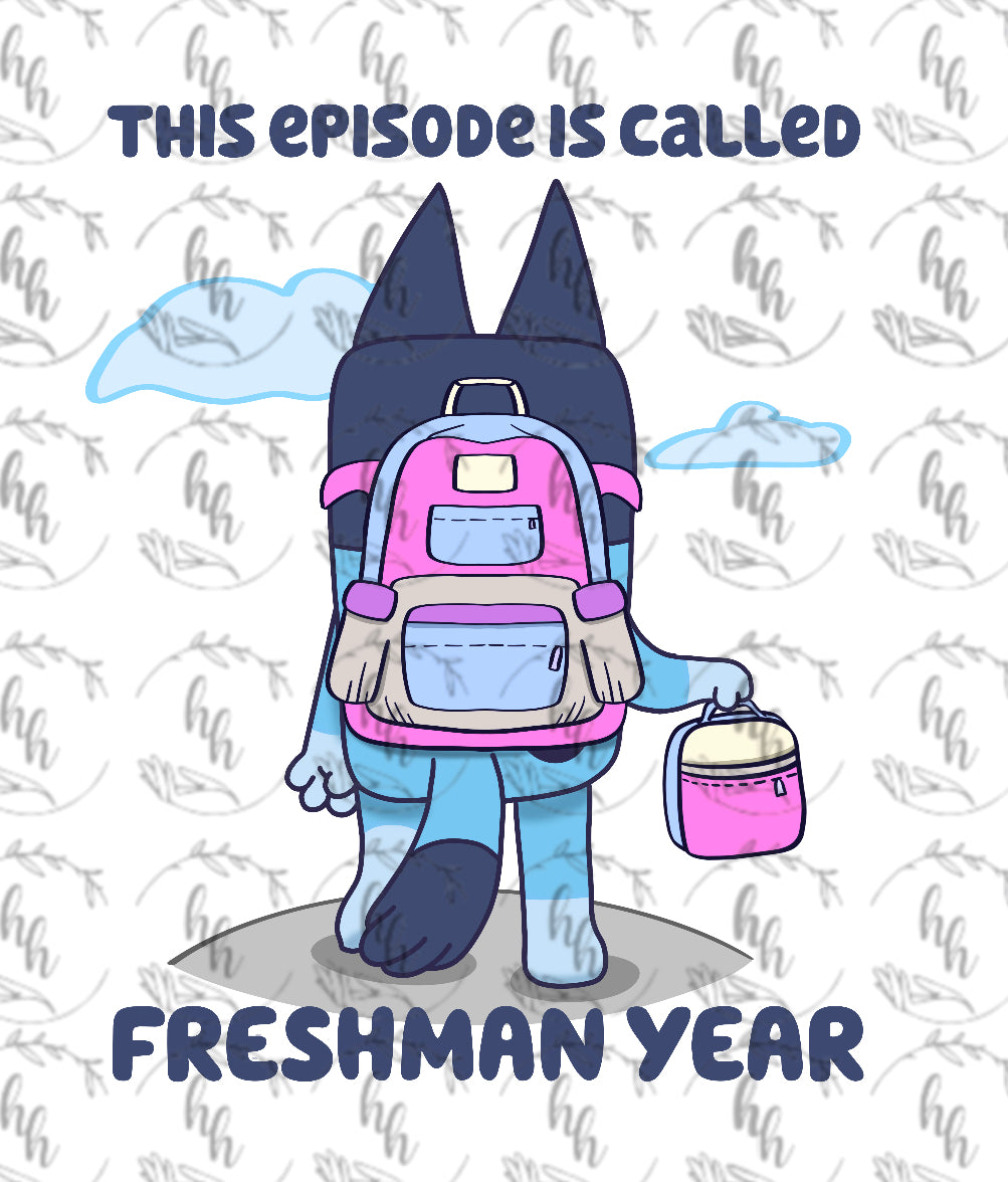 Blue B2S Freshman PNG - Digital Download - GL