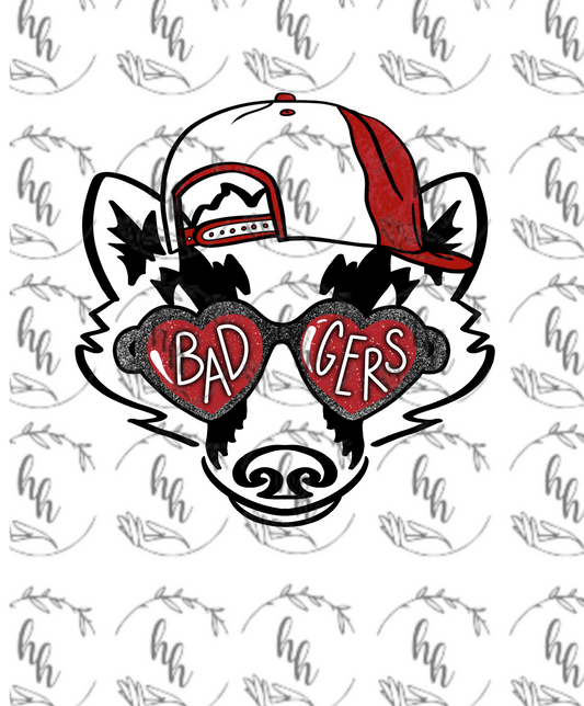 WI Heart Glasses PNG - Digital Download