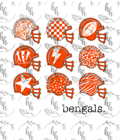 Bengal Helmet PNG - Digital Download