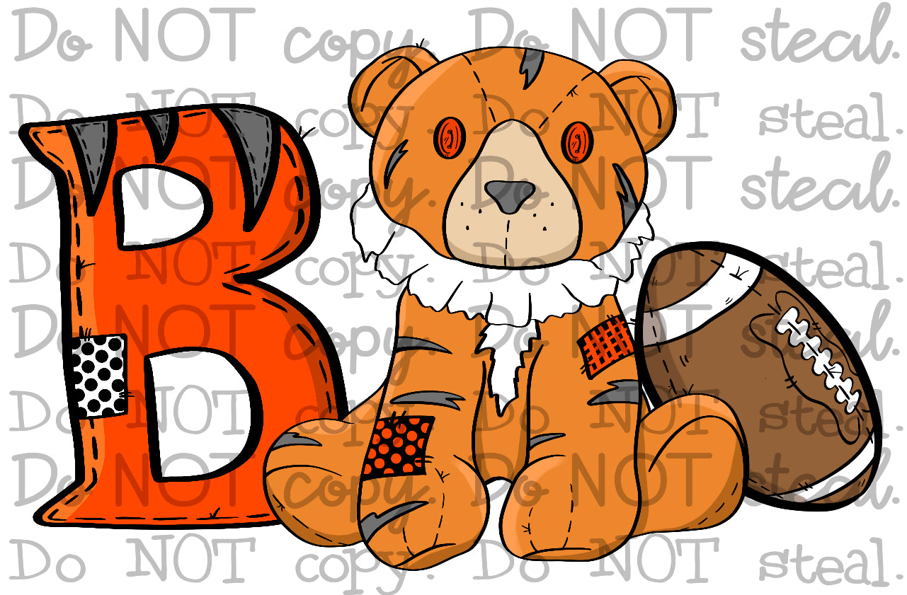 Bengals Plushie PNG - Digital Download