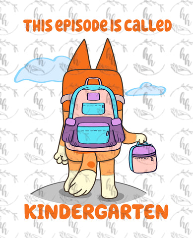 Bingo B2S Kindergarten PNG - Digital Download - GL