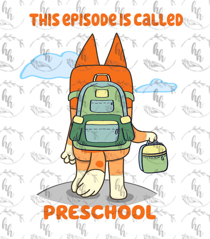 Bingo B2S Preschool PNG - Digital Download