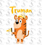 Blue Truman PNG - Digital Download