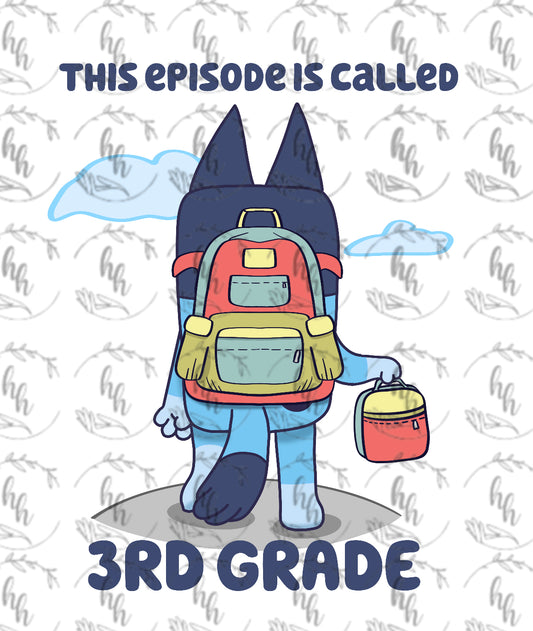 Blue B2S 3RD PNG - Digital Download