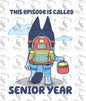Blue B2S Senior PNG - Digital Download